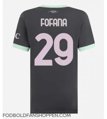 AC Milan Youssouf Fofana #29 Tredjetrøje Dame 2024-25 Kortærmet